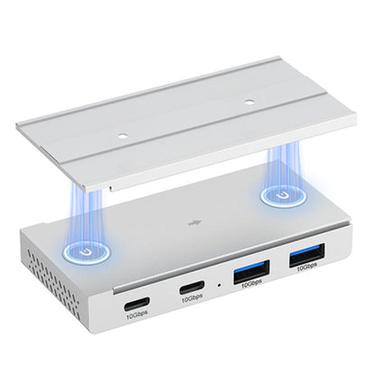 HST-2A2C 4 in 1 USB 3.2 10Gbps Detachable Magnetic Docking Station, HST-2A2C