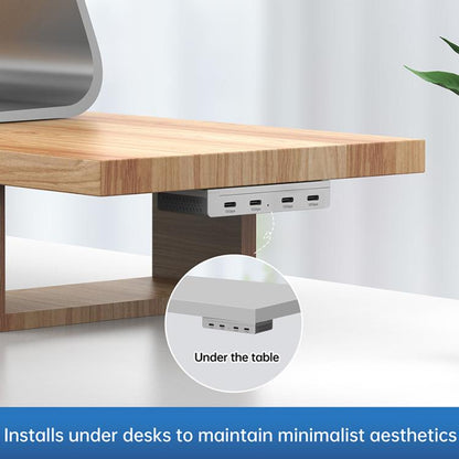 HST-4C 4 in 1 USB 3.2 10Gbps Detachable Magnetic Docking Station, HST-4C