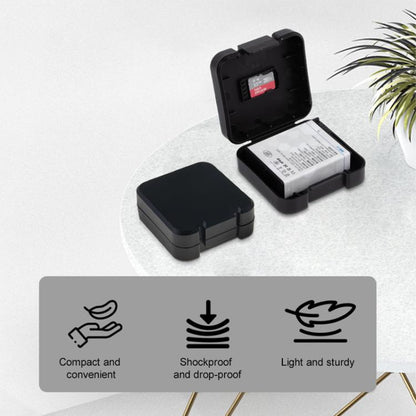 Battery & Memory Card Storage Box, For DJI Osmo Action 5 Pro / 4