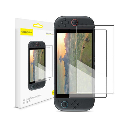 YOOPEO YP115 2pcs Anti-fingerprint HD Tempered Glass Film, YP115