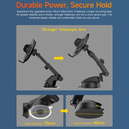 Ulefone UAN16 Armor Mount Car / Desk Phone Holder, Enhanced Model, UAN16