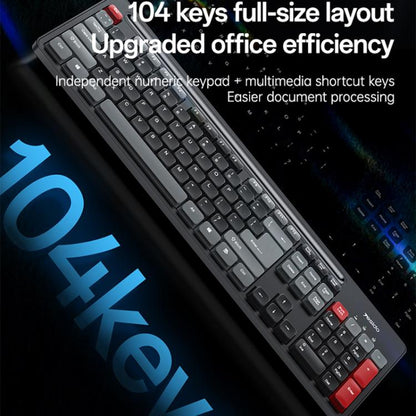 Yesido KB43 2.4G Wireless Keyboard Mouse Set, Arabic Version, English Version
