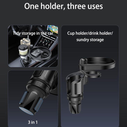 Yesido C180 3 in 1 Car Multi-function Tray Water Cup Holder, C180