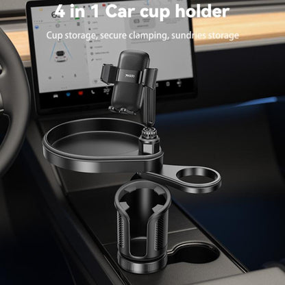Yesido C274 4 in 1 Car Multi-function Tray Water Cup Phone Holder, C274