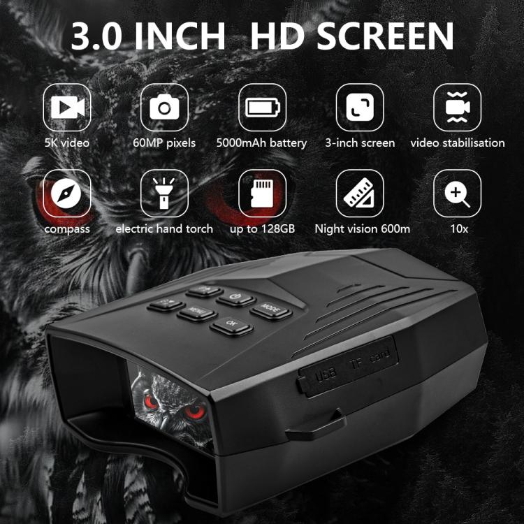 Z8 3 inch LCD Screen Outdoor Binocular Digital Night Vision Device, Z8