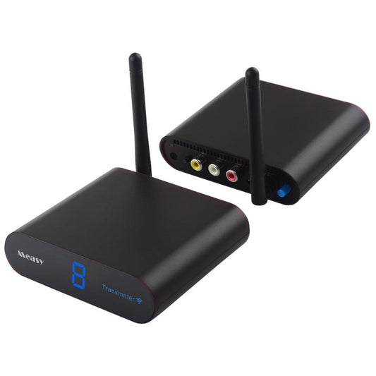 Measy AV540 5.8GHz Wireless Audio / Video Transmitter and Receiver with Infrared Return Function, Distance: 400m, AV540 Black