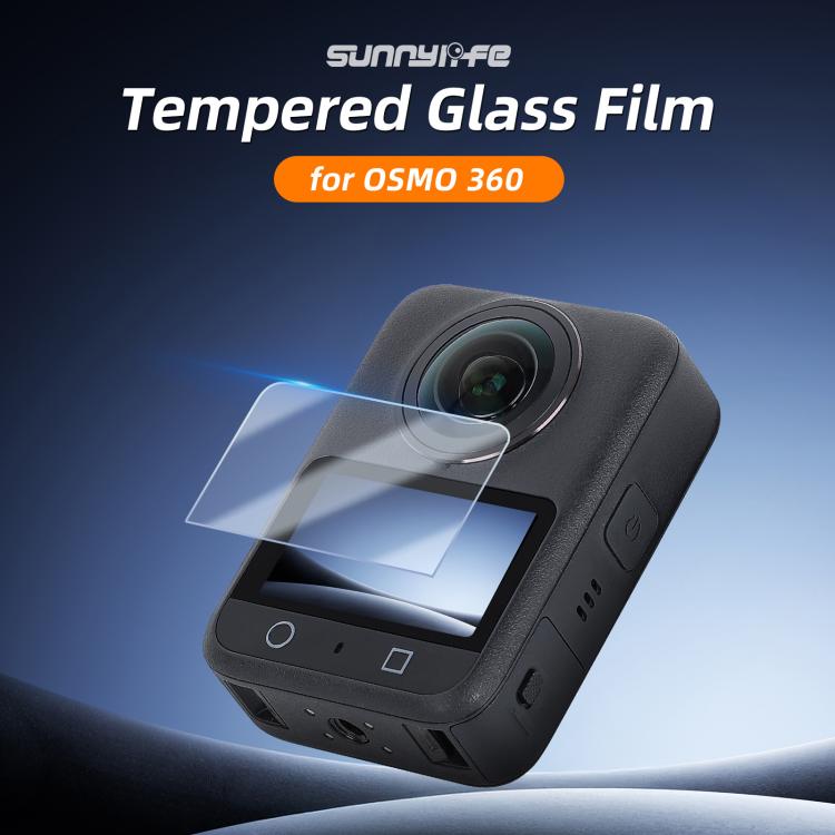 Sunnylife Screen Protector Tempered Glass Protective Film For DJI Osmo 360, 1pcs, 2pcs