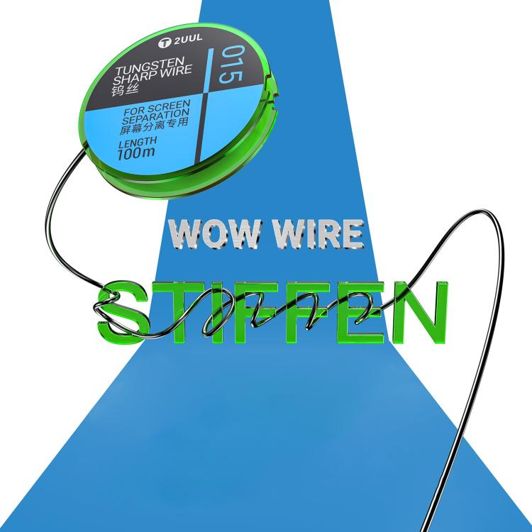 2UUL WS-015 0.015mm 100m Tungsten Sharp Diamond Wire, 2UUL WS-015