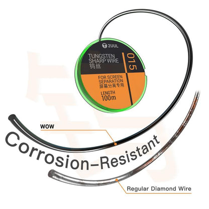 2UUL WS-028 0.028mm 100m Tungsten Sharp Diamond Wire, 2UUL WS-028