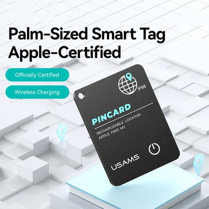 USAMS ZB353 iOS Mini Ultra-thin Card Type Anti-lost Device Location Tracker
