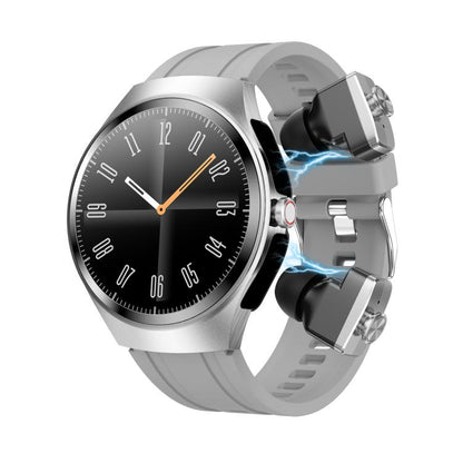 F39 1.43 inch AMOLED Screen 2 in 1 Bluetooth Earphone Smart Watch, Support Bluetooth Call / NFC