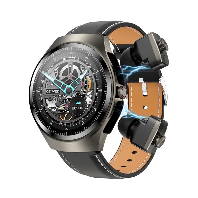 F39 1.43 inch AMOLED Screen 2 in 1 Bluetooth Earphone Smart Watch, Support Bluetooth Call / NFC