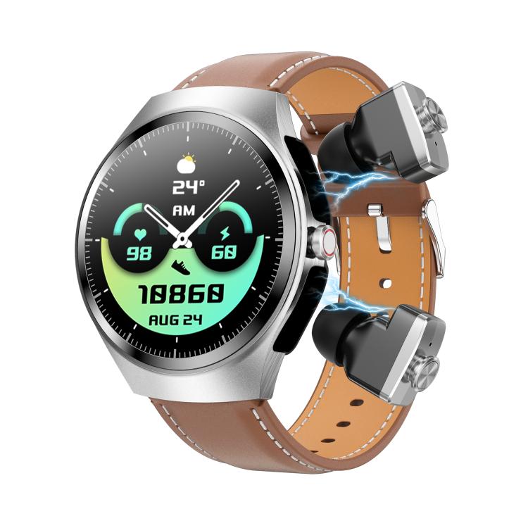 F39 1.43 inch AMOLED Screen 2 in 1 Bluetooth Earphone Smart Watch, Support Bluetooth Call / NFC