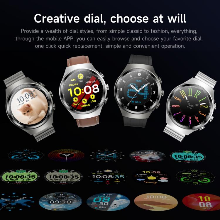 F39 1.43 inch AMOLED Screen 2 in 1 Bluetooth Earphone Smart Watch, Support Bluetooth Call / NFC
