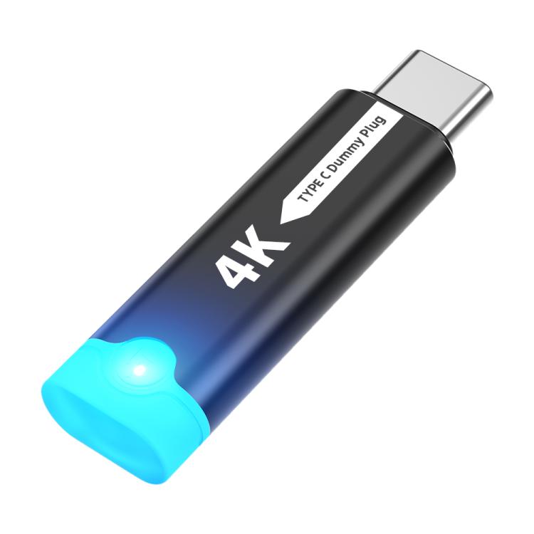 DOONJIEY USB-C / Type-C Interface Graphics Card Spoofer Virtual Monitor with Indicator Light, Type-C Interface