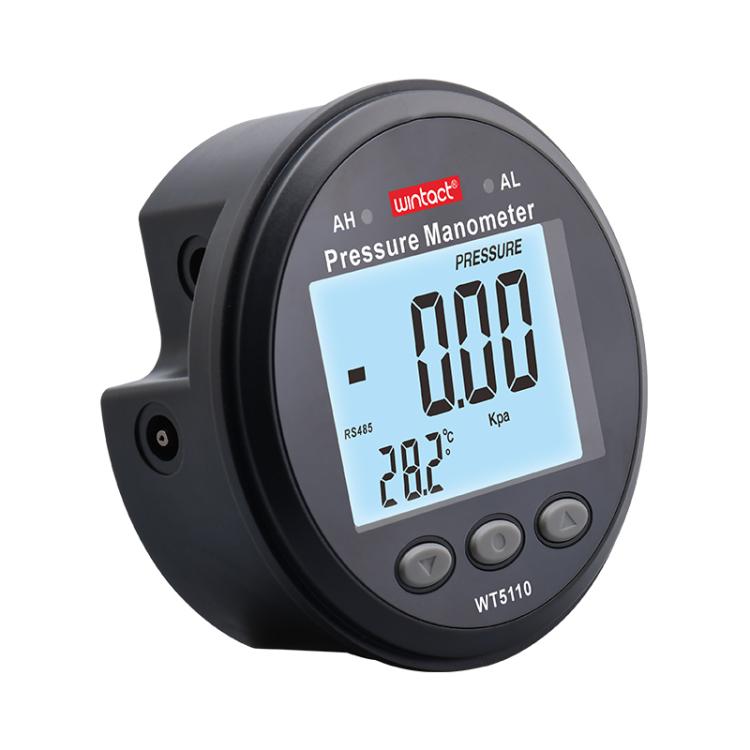 Wintact Portable Hight Precision Pressure Manometer with Temperature Compensation, WT5110 / 2.5Kpa, WT5110 / 5Kpa, WT5110 / 10Kpa, WT5110 / 50Kpa, WT5110 / 100Kpa