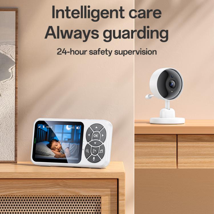 Yesido KM26 3.5 inch TFT screen 2.4G Baby Monitor Care Camera, Plug: UK Plug, KM26