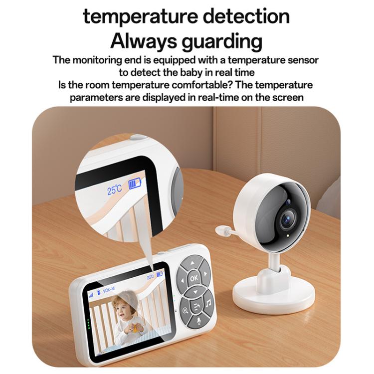 Yesido KM26 3.5 inch TFT screen 2.4G Baby Monitor Care Camera, Plug: UK Plug, KM26