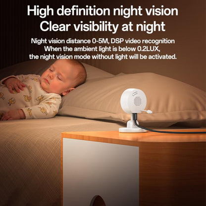 Yesido KM26 3.5 inch TFT screen 2.4G Baby Monitor Care Camera, Plug: UK Plug, KM26