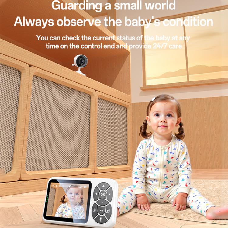 Yesido KM26 3.5 inch TFT screen 2.4G Baby Monitor Care Camera, Plug: UK Plug, KM26