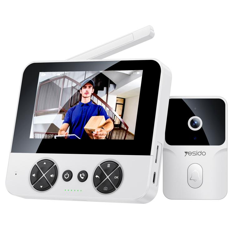 Yesido KM27 4.3 inch TFT Screen 2.4G Wireless Video Intercom Doorbell