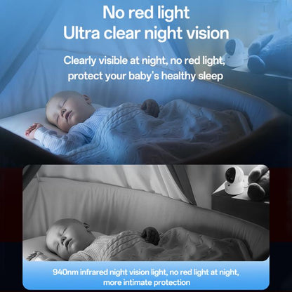 Yesido KM28 5 inch LCD Screen 2.4G WiFi Baby Monitor Care Camera, Plug: UK Plug, KM28