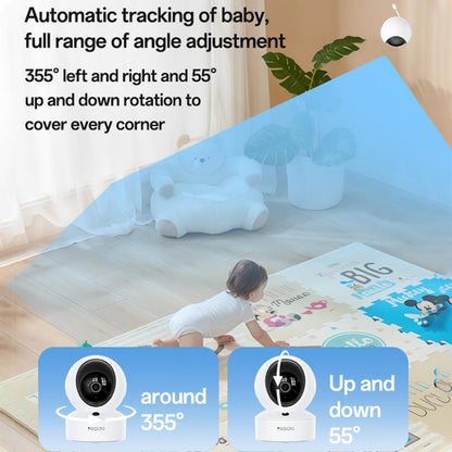 Yesido KM28 5 inch LCD Screen 2.4G WiFi Baby Monitor Care Camera, Plug: UK Plug, KM28