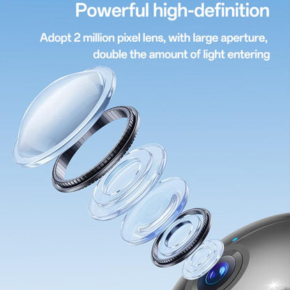 Yesido KM28 5 inch LCD Screen 2.4G WiFi Baby Monitor Care Camera, Plug: UK Plug, KM28