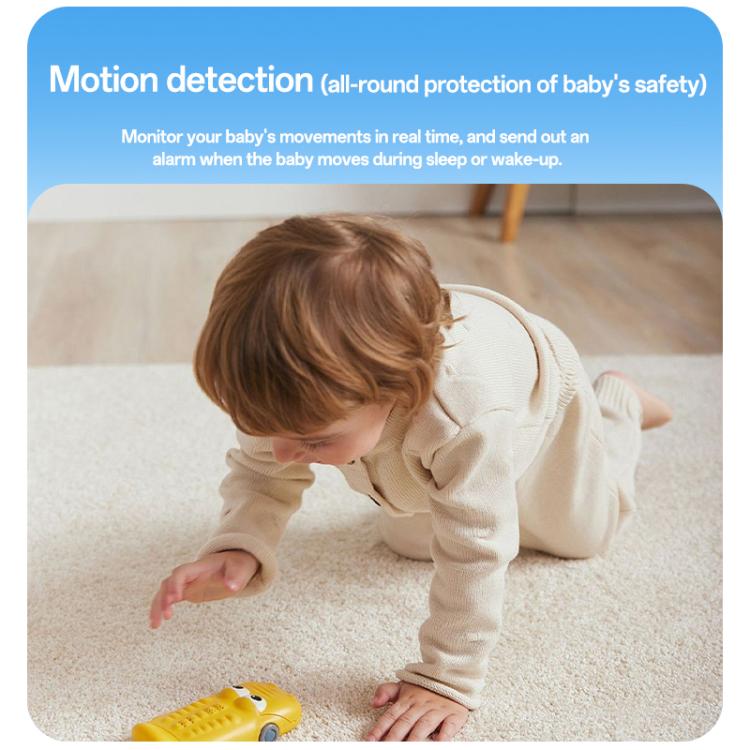 Yesido KM28 5 inch LCD Screen 2.4G WiFi Baby Monitor Care Camera, Plug: UK Plug, KM28