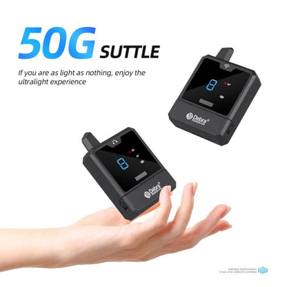 DEBRA ER-mini Portable Wireless Monitor System Transmitter & Receiver, ER-mini