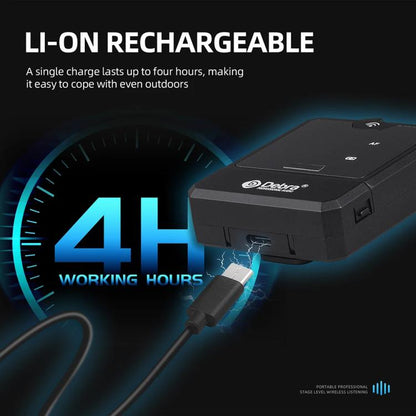 DEBRA ER-mini Portable Wireless Monitor System Transmitter & Receiver, ER-mini