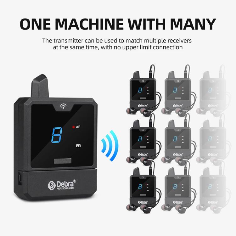 DEBRA ER-mini Portable Wireless Monitor System Transmitter & Receiver, ER-mini