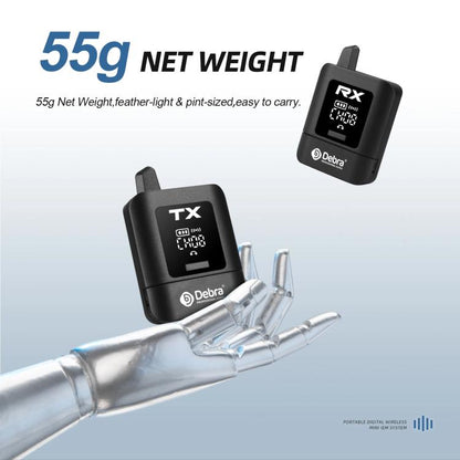 DEBRA ST-mini 2.4G Stereo Wireless Monitor System Transmitter & Receiver, TX & RX