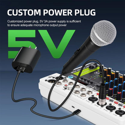 DEBRA V8 8-Channels Audio Mixer Live Recording Reverb, V8, 8V4
