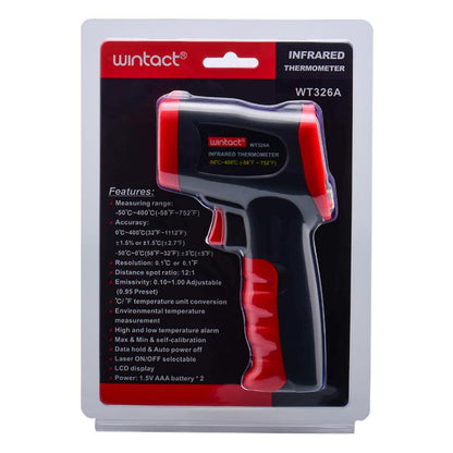 Wintact WT326A Portable Infrared Thermometer, Measuring Range: -50 to 400 Degrees Celsius, WT326A