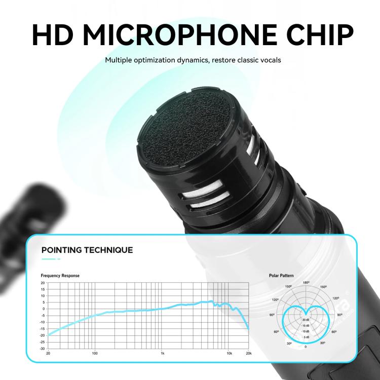 DEBRA R404 UHF Wireless Microphone 4-in-1 Professional Stage Performance Conference Handheld Mic, R404