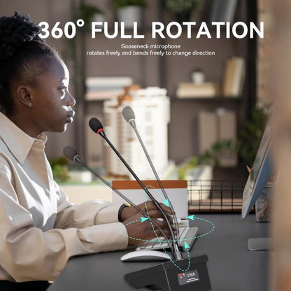 DEBRA R404 UHF Wireless Microphone 4-in-1 Professional Stage Performance Conference Handheld Mic, R404