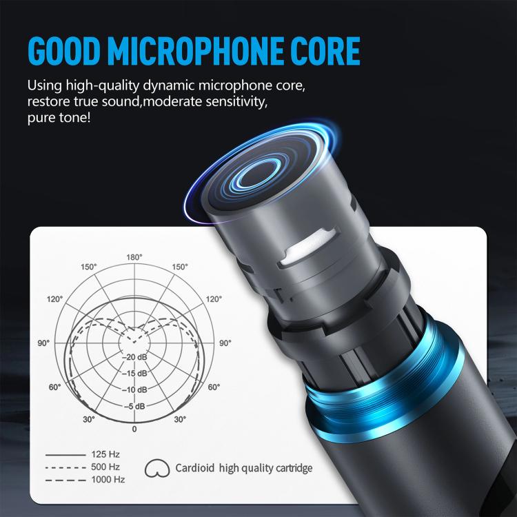 DEBRA UX-400 UHF Wireless Rechargeable Microphone System 4-in-1, UX-400