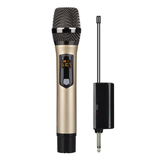 DEBRA A-25 UHF Wireless Rechargeable Microphone System for Stage KTV, One Mic, Two Mic