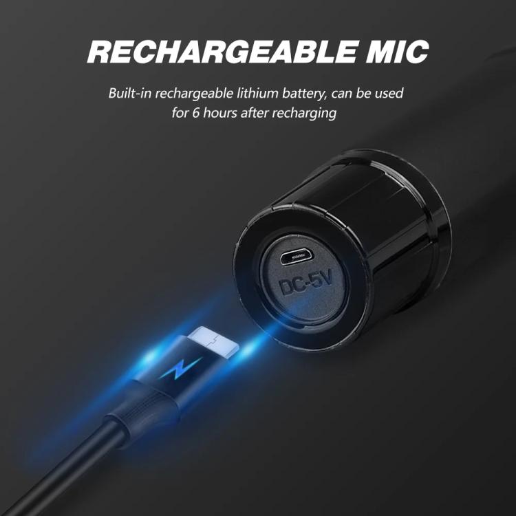 DEBRA A-25 UHF Wireless Rechargeable Microphone System for Stage KTV, One Mic, Two Mic