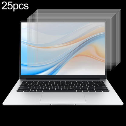 25pcs 9H HD Tempered Glass Film, For Honor Magicbook X16 / X16 Plus 16 2025, For Honor Magicbook X14 Plus 14 2025