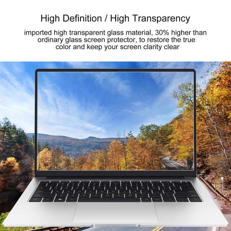 25pcs 9H HD Tempered Glass Film, For Honor Magicbook X16 / X16 Plus 16 2025, For Honor Magicbook X14 Plus 14 2025