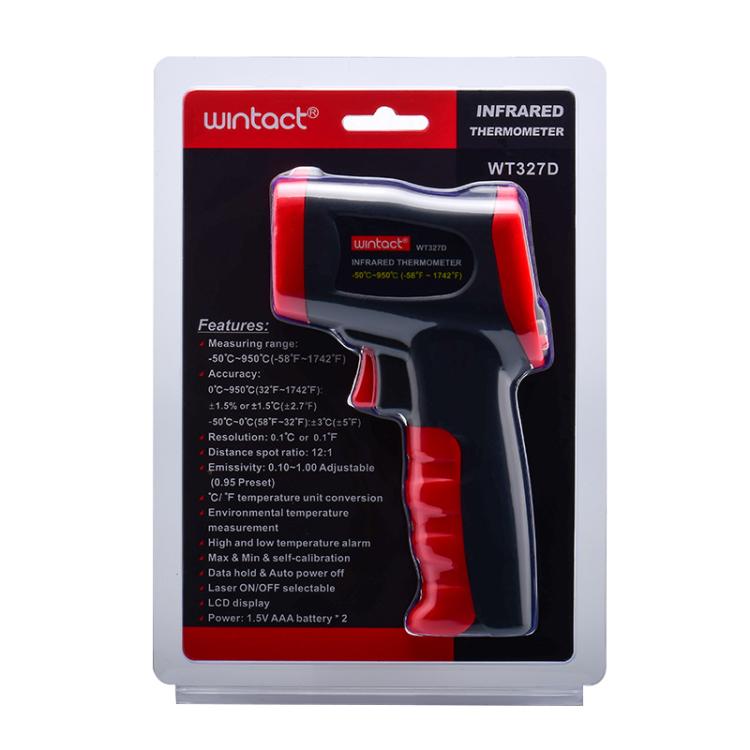 Wintact WT327D portable infrared thermometer, measuring range: -50 to 950 degrees Celsius, WT327D