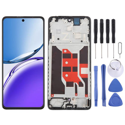 OLED LCD Screen Digitizer Full Assembly with Frame, For OPPO F27 5G, For OPPO Reno12 F 4G CPH2687