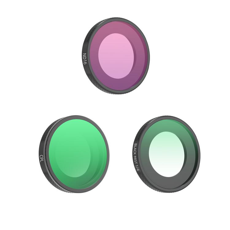 For Insta360 GO Ultra Sunnylife Camera Lens Filter, Black Mist 1/4, CPL, MCUV, ND8, ND16, ND32, ND64, ND8PL, ND16PL, ND32PL, ND64PL, 3 in 1 Light Shadow, 3 in 1 Mixed Filter, 4 in 1 Mixed Filter, 4 in 1 ND, 4 in 1 NDPL, 6 in 1 Mixed Filter