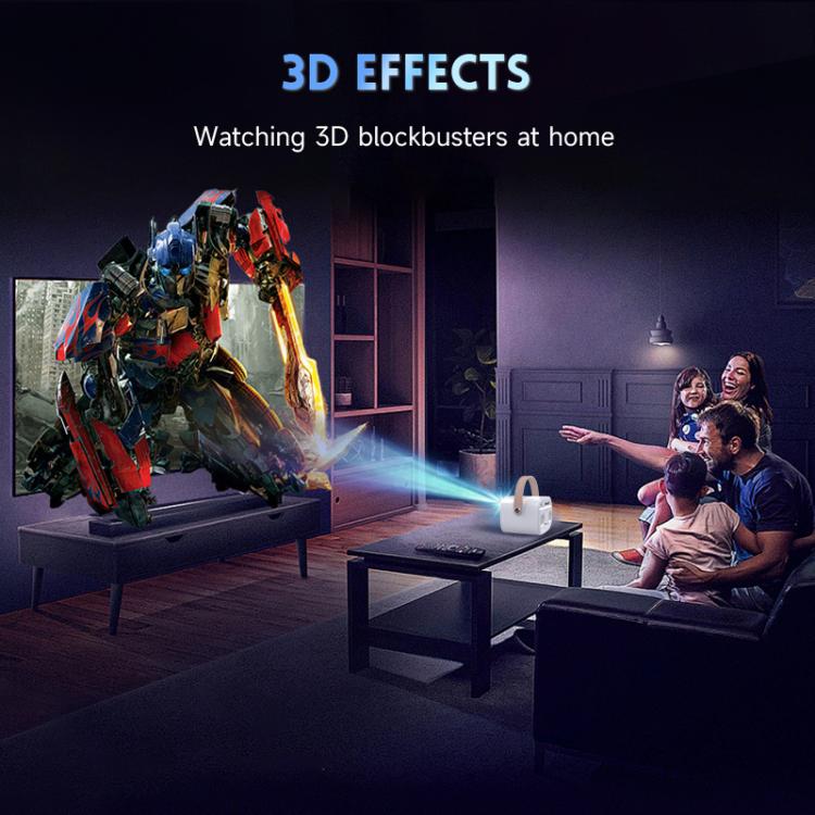 WOWOTO WWT-M8 Android 9 DLP 1920x1080P HD 300ANSI Smart Projector, WWT-M8