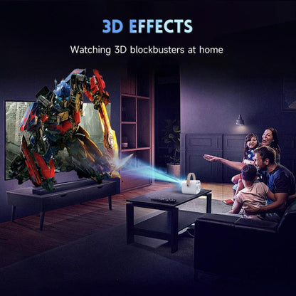 WOWOTO WWT-M8 Android 9 DLP 1920x1080P HD 300ANSI Smart Projector, WWT-M8