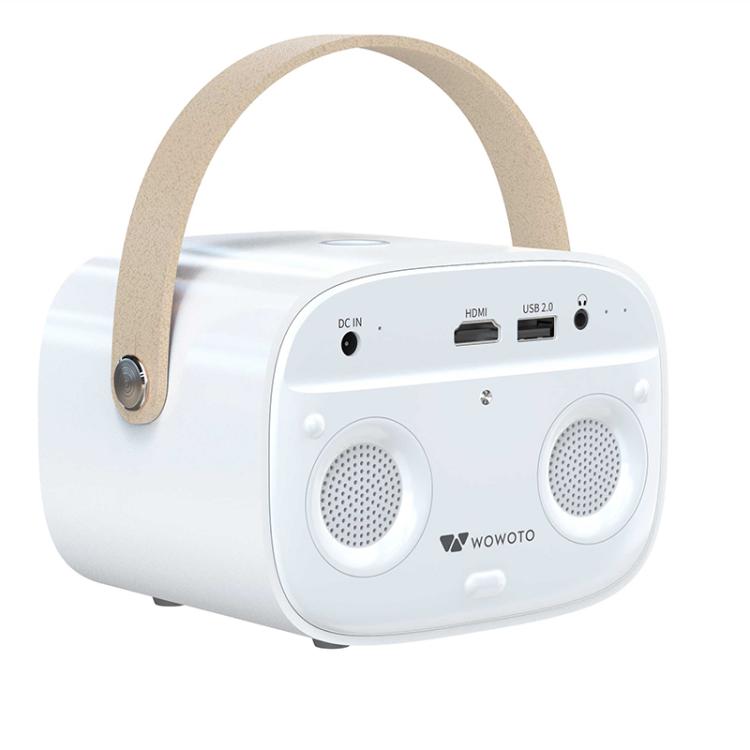 WOWOTO WWT-M8 Android 9 DLP 1920x1080P HD 300ANSI Smart Projector, WWT-M8