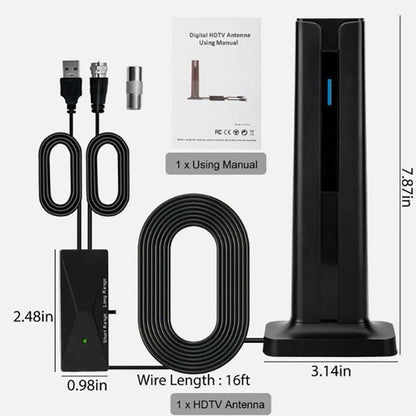 4K HD Digital TV Antenna ATSC Terrestrial Wave Antenna Receiver, ATSC