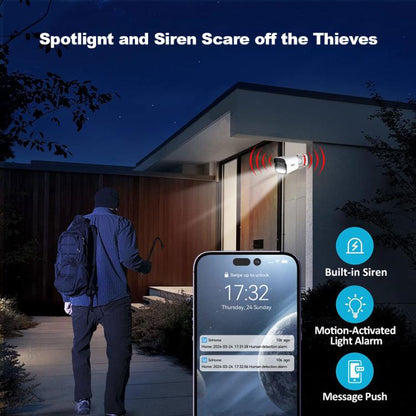 SriHome NVS005-POE065 3MP HD 4-CH POE Camera Network Video Recorder Kit, 3MP 4-CH